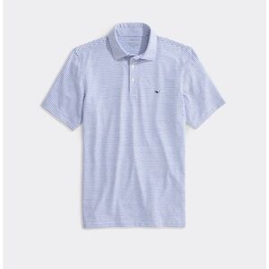 Vineyard Vines Blue Striped Polo Shirt